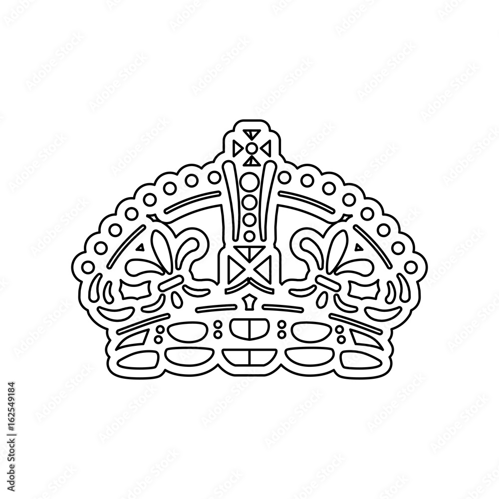 Queen crown symbol Stock Vector | Adobe Stock