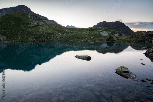 Wallpaper Mural Alpine lake among the rocks Torontodigital.ca