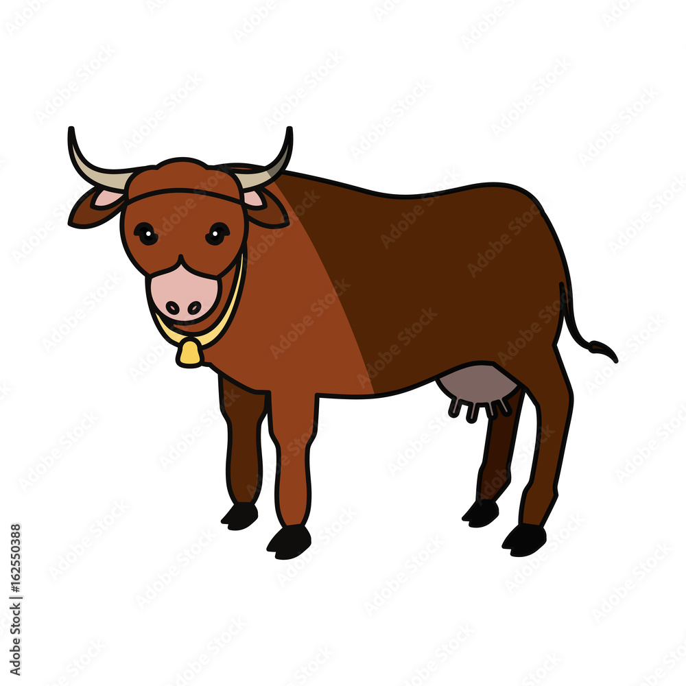 Indian sacrew cow cartoon
