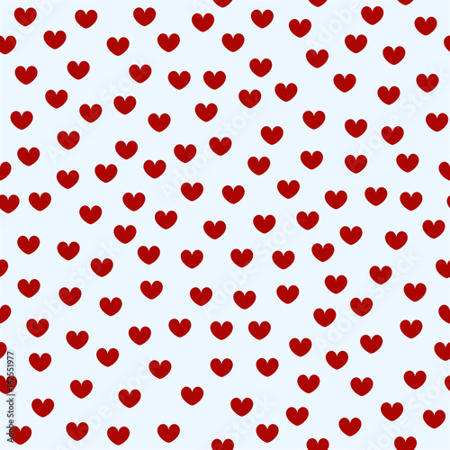 Heart pattern. Seamless vector valentine love background