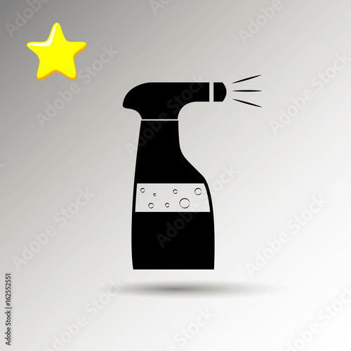Fototapeta Naklejka Na Ścianę i Meble -  Spray bottle Icon