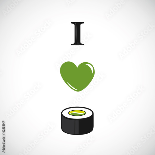 i love sushi mit gurke