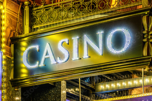 Photography LED Lighting Casino Sign