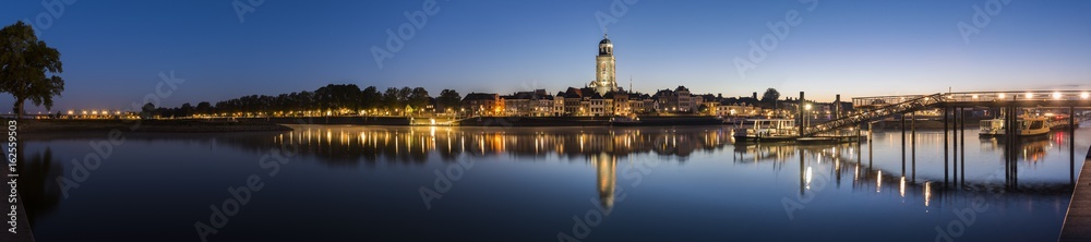 Panorama in Deventer at the IJssel