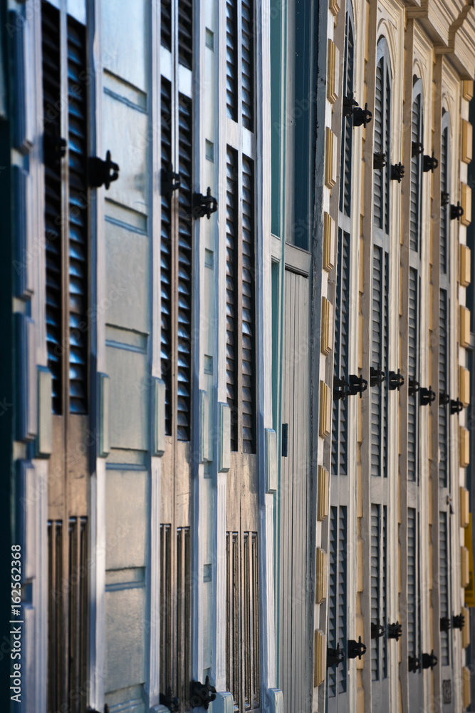 Obraz premium Closed Shutter Doors