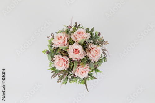 Pink rosary arrangement