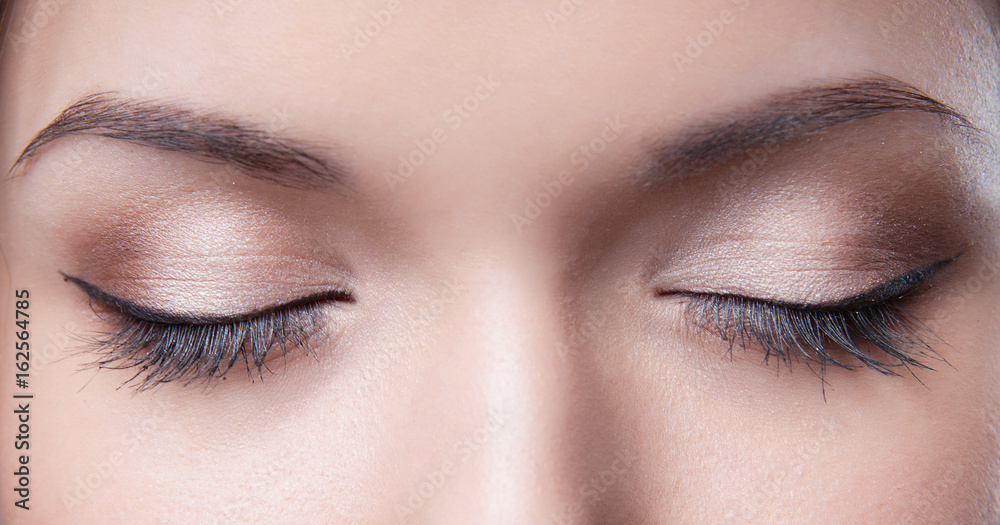 Obraz premium day make-up eyes macro