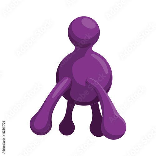 Body massager cartoon