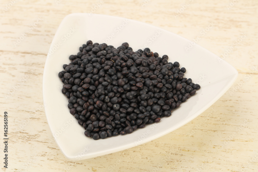 Black lentils Black lentils