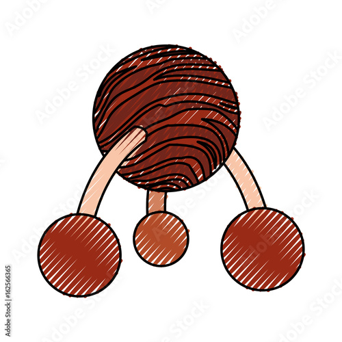 Body massager cartoon