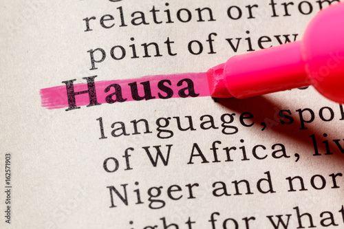 definition of Hausa photo