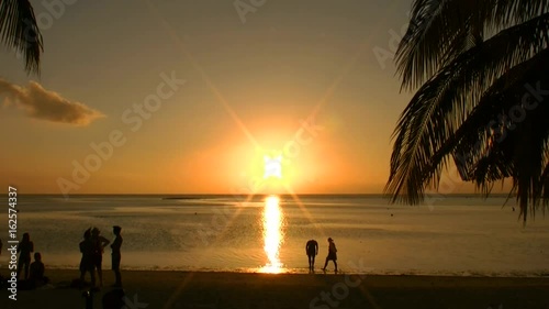 グアムの夕焼け