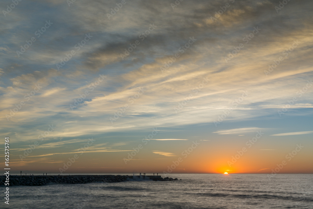 Sunrise, Barceloneta Beach
