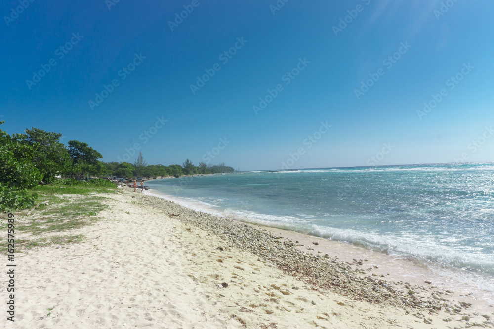 Tropical Beach view from Playa Giron, Cuba Tropical Beach view from Playa Giron, Cuba