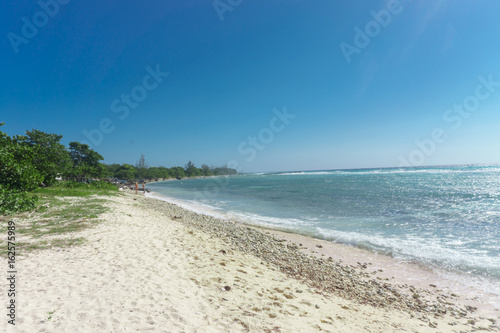 Tropical Beach view from Playa Giron  Cuba