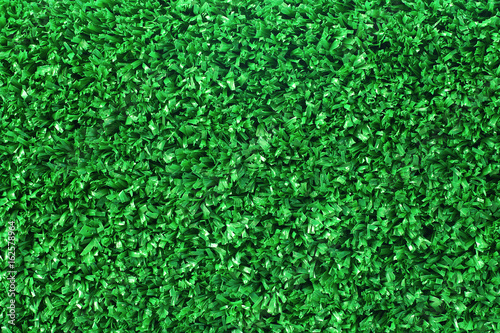Plastic artificial grass textured