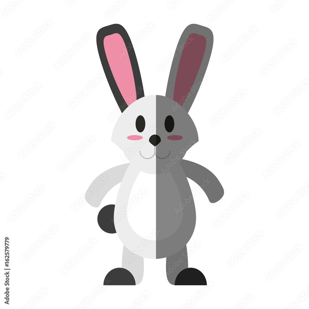 Fototapeta premium cartoon rabbit or bunny icon image