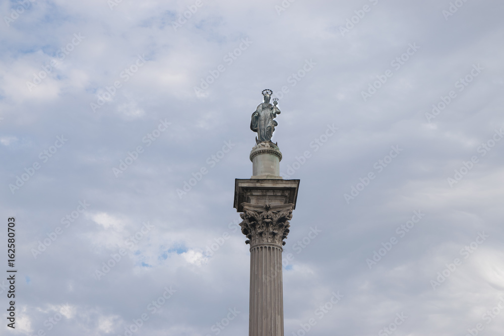 Column of holy Mary for basilica Santa Maria Maggiore