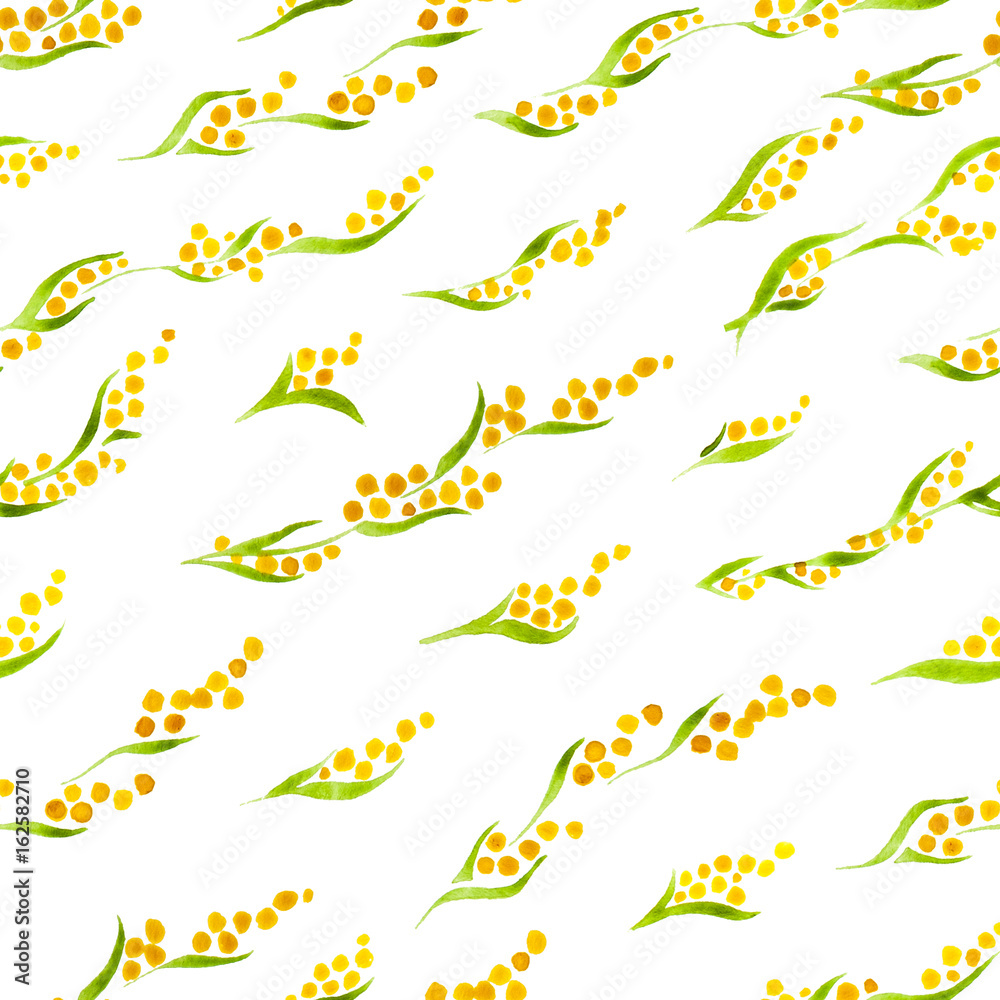 Calico watercolor pattern. Excellent seamless cute small flowers for fabric design. Calico pattern in country stile. Trendy handpainted millefleurs. Calico watercolor pattern. Excellent seamless cute small flowers for fabric design. Calico pattern in country stile. Trendy handpainted millefleurs.