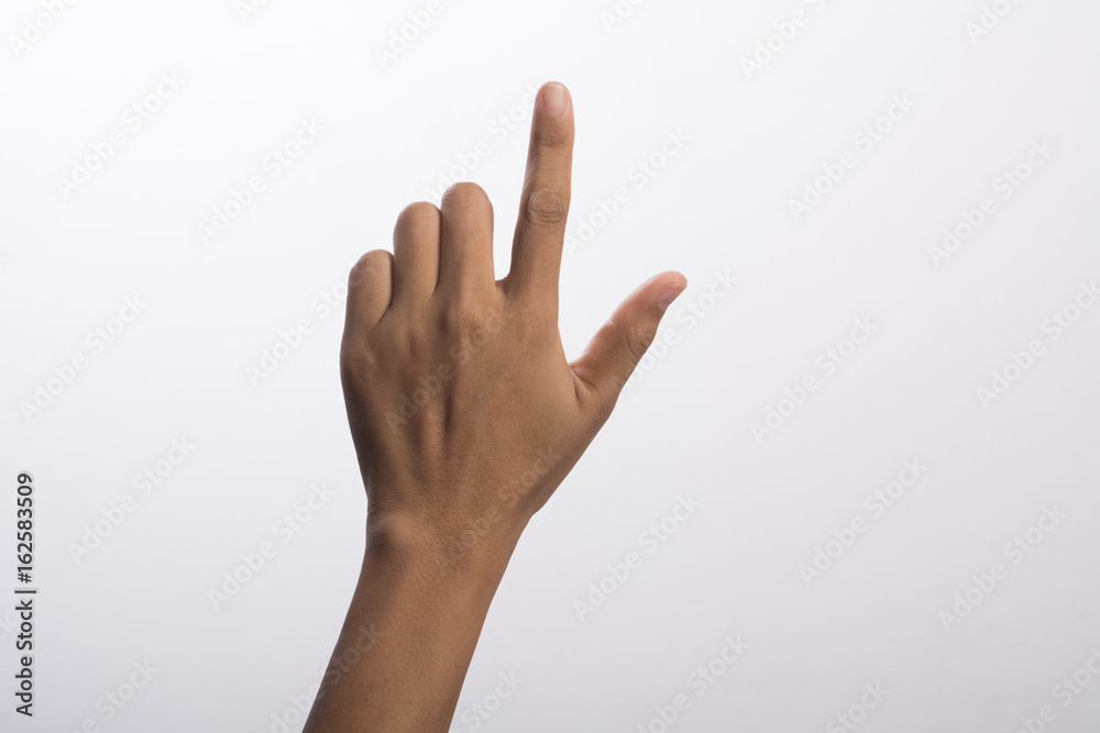 Close Up of a woman hand isolated on white background. Close Up of a woman hand isolated on white background.