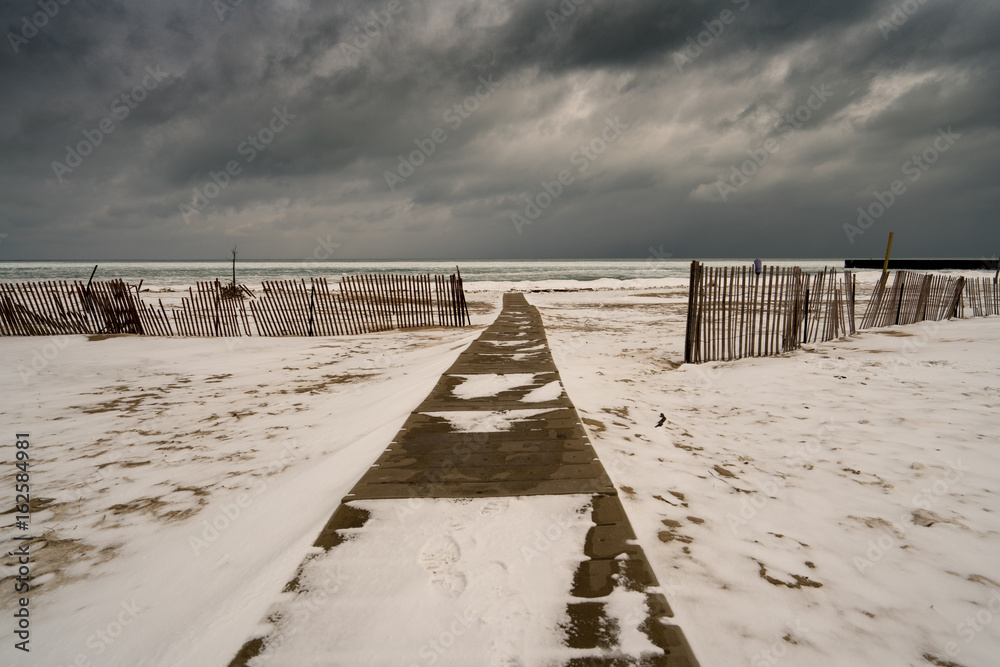 chicago beachscene