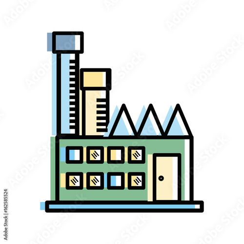 industrial factory to contamination of environment and ecology