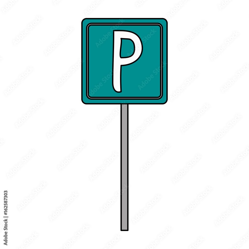 parking street sign vector illustration parking street sign vector illustration