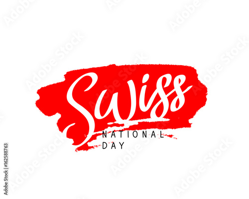 Swiss National Day. Vector