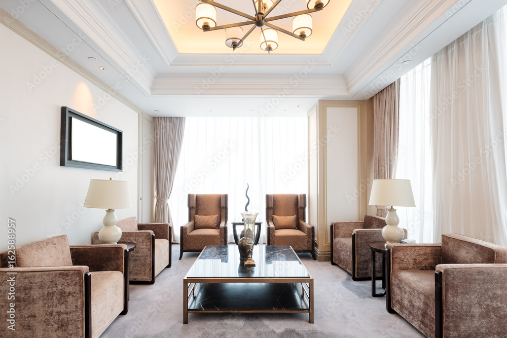 Fototapeta premium interior of modern living room