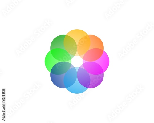 Colorful circle, C