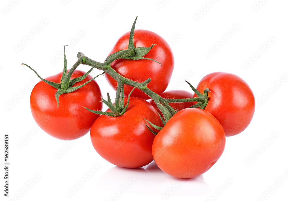 Tomatoes isolated on white background Tomatoes isolated on white background