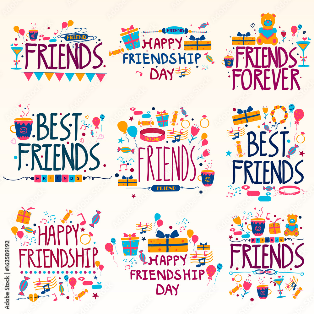 Happy Friendship Day Holiday and Festival wishing and greetings
