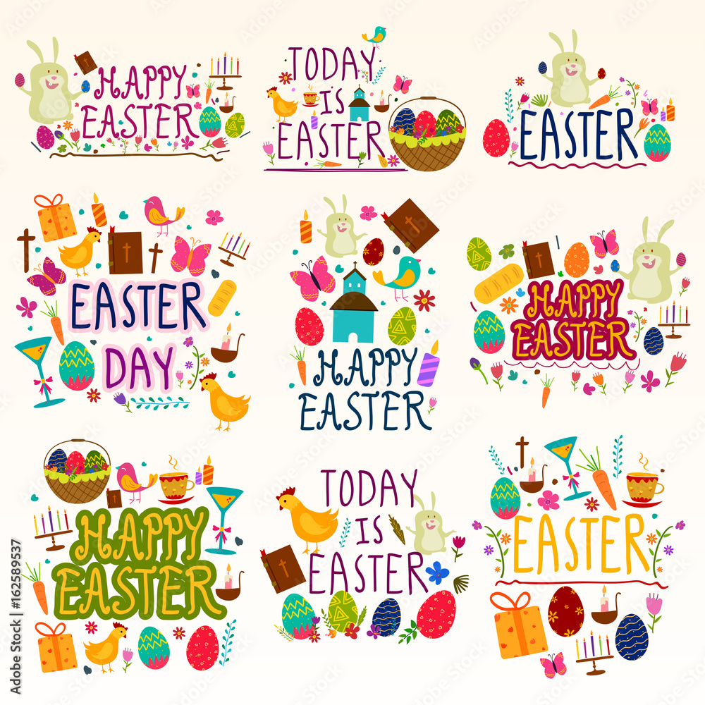 Happy Easter Holiday and Festival wishing and greetings