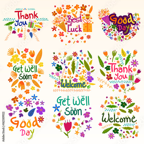 Thank you and Welcome wishing and greetings