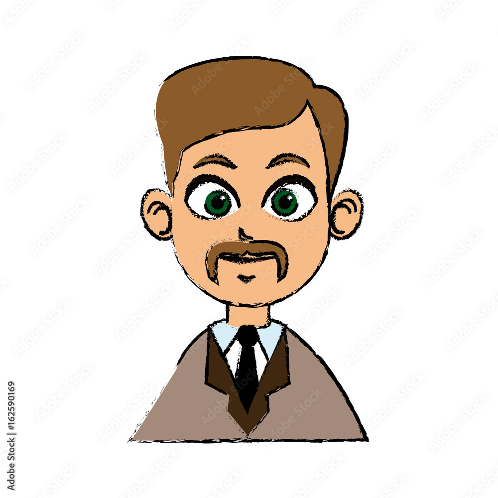 drawing portrait doctor man face avatar