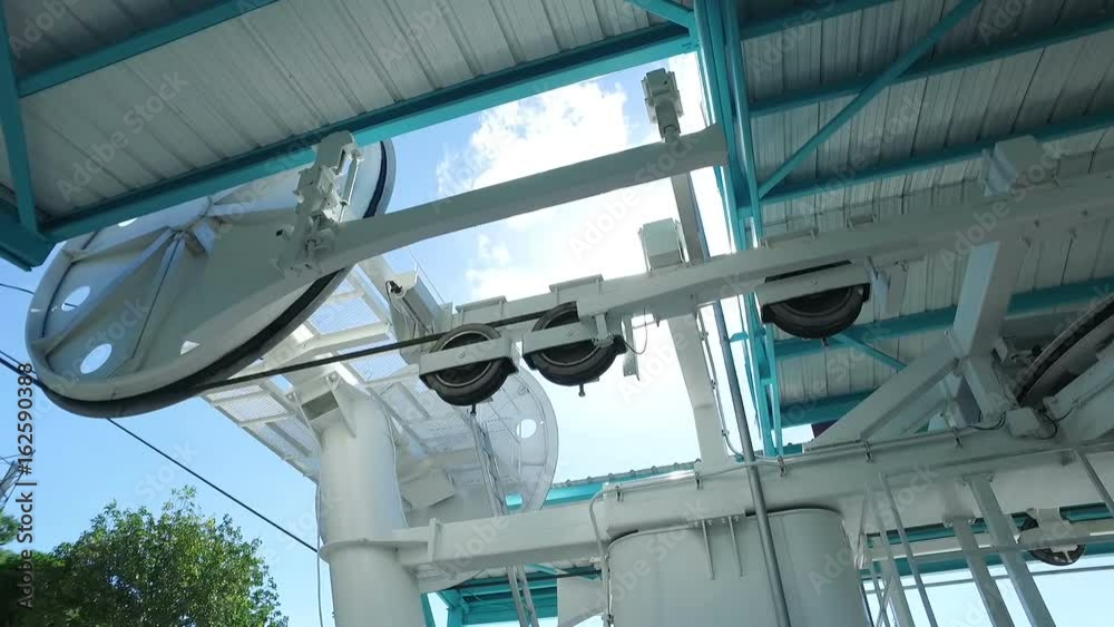 Mechanization from the cable car;Saint Thomas, U.S. Virgin Islands,1st of December, 2016. Mechanization from the cable car;Saint Thomas, U.S. Virgin Islands,1st of December, 2016.