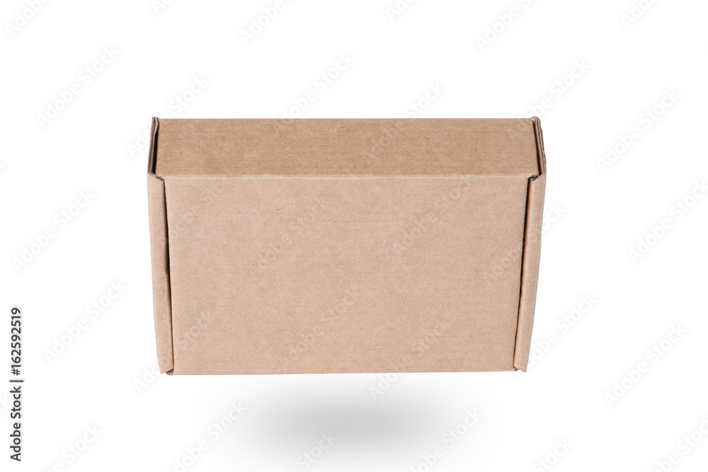 Cardboard box on white background Cardboard box on white background