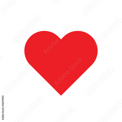 Heart Icon Vector love symbol. Flat color Valentine's Day sign, logo or emblem Free Download Heart Icon Vector love symbol. Flat color Valentine's Day sign, logo or emblem - GFXLoad