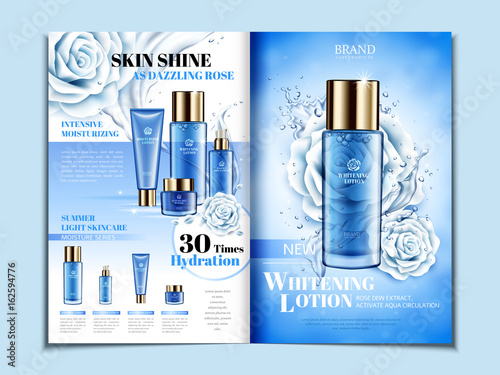 cosmetic brochure design