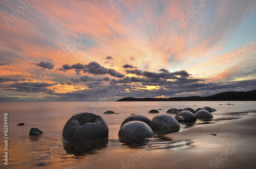 Fotografie, Obraz Moeraki boulders