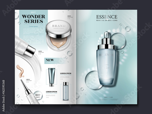 cosmetic brochure design
