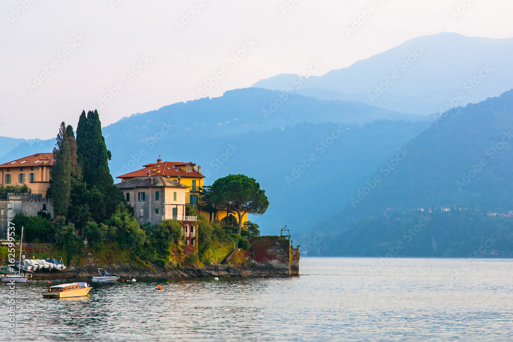 Houses by the lake, Varenna, Lago di Como, Italy