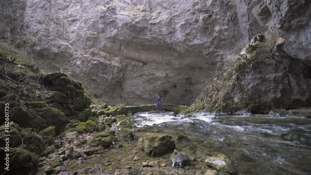 Rakov Skocjan Cave with Running river 4K Rakov Skocjan Cave with Running river 4K
