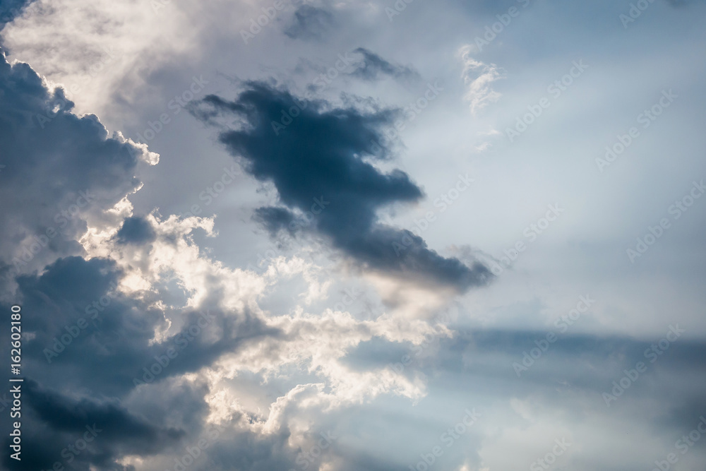 Obraz premium blue sky with clouds