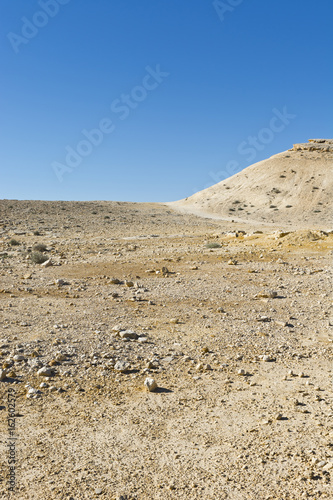 Landscape of the desert in Israel