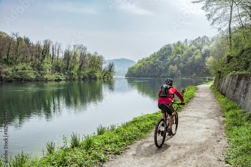 Bike sul fiume Adda