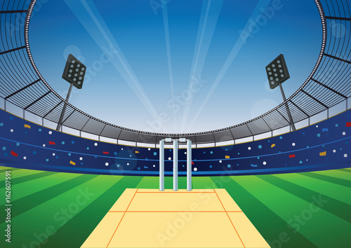 Cricket stadium background