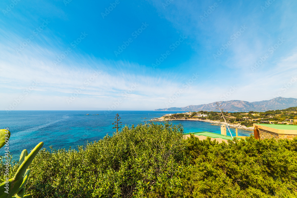 Cala Caterina shoreline on a sunny day