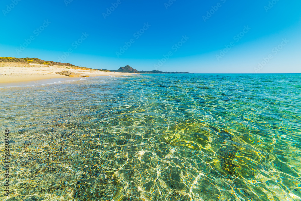 Obraz premium Turquoise sea in Costa Rei