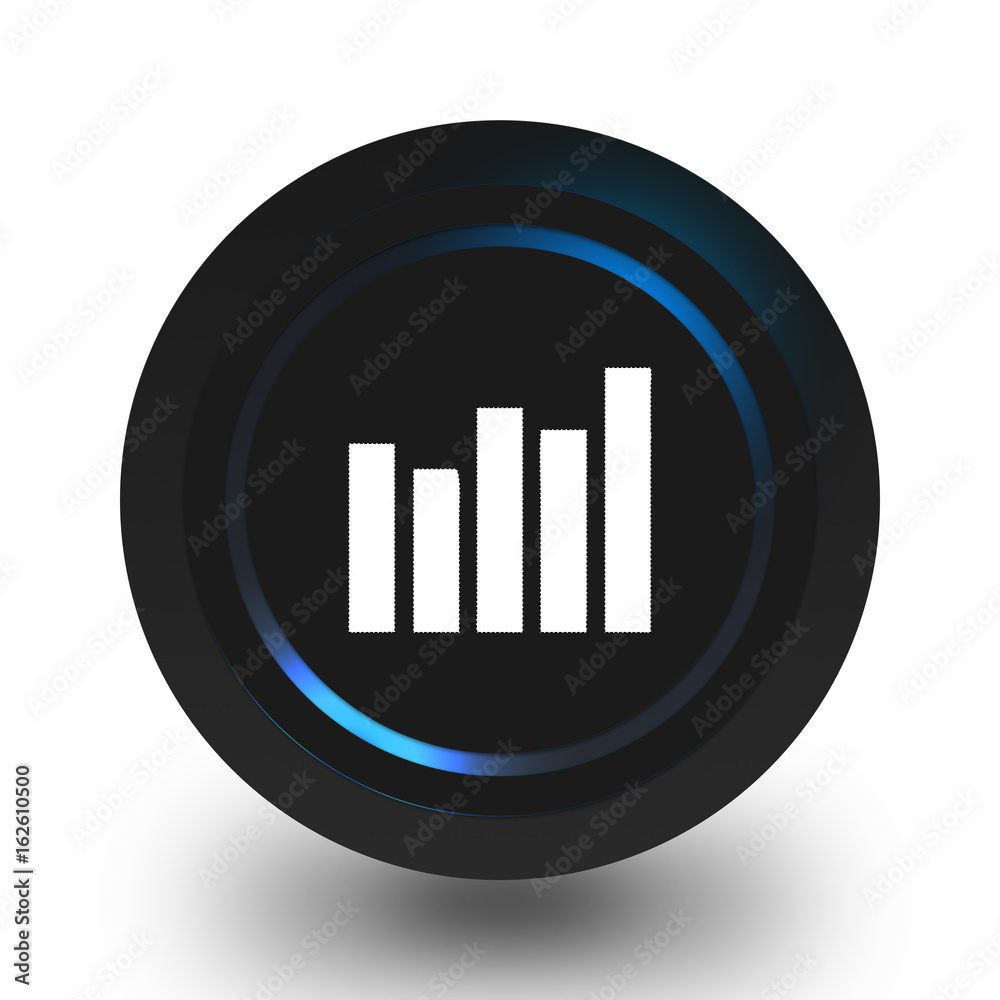 Graph icon. Graph icon.